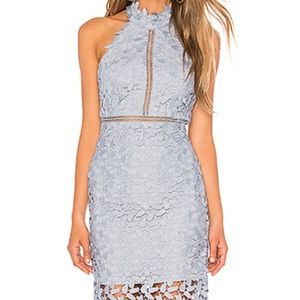 Bardot Gemma Dress from Revolve - Light blue